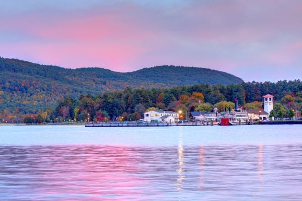 lake george one of the most beautiful lakes in the america